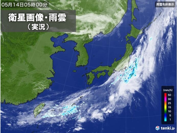 広く晴天　沖縄・伊豆諸島は曇りや雨