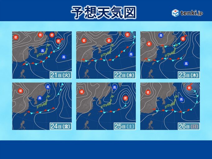 本州の南に梅雨前線が停滞　沖縄の梅雨入りは秒読み