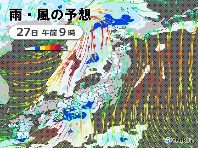 今日27日 全国的に雨や雷雨 九州～近畿は局地的に激しい雨 強風にも注意(気象予報士 吉田 友海 2024年05月27日) - 日本気象協会  tenki.jp