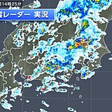 東京都心でも雨降り始める　関東は今夜にかけてゲリラ雷雨に注意