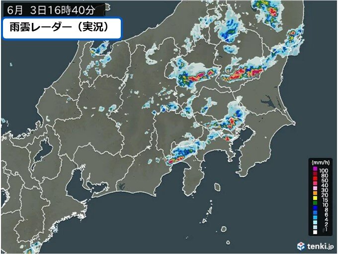 首都圏で激しい雷雨 - お天気+プラス