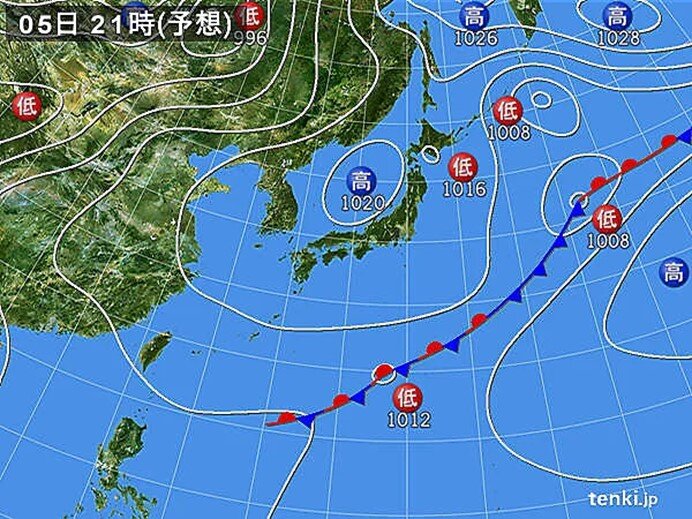 九州～東北は広く晴天　北海道は雨や雷雨