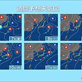 九州　明日6日午後は急な強い雨・落雷に注意　週末は前線北上　次第に雨の季節近づく