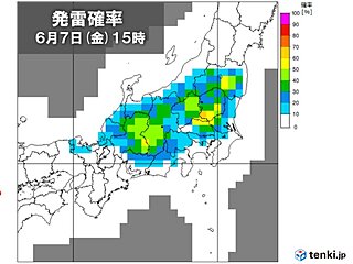 今日6日は九州や四国　7日は関東甲信や東北などで急な雷雨　雷に遭遇した時は?