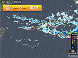 沖縄は連日の大雨　6月ひと月分を超える雨量も　土砂災害の危険度高まる