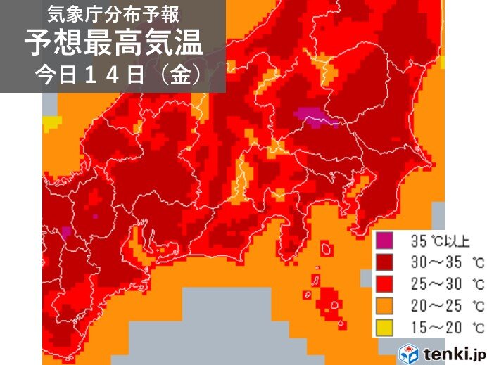 東海地方　午前中から30℃超え続出　熱中症に厳重警戒　週間天気　梅雨入りはまだ先