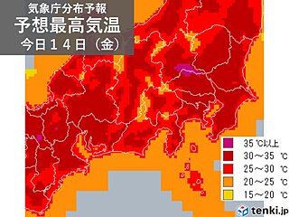 東海地方　午前中から30℃超え続出　熱中症に厳重警戒　週間天気　梅雨入りはまだ先