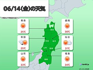 仙台で今年初めて30℃以上の真夏日　二本松では停電も　停電時の熱中症対策は