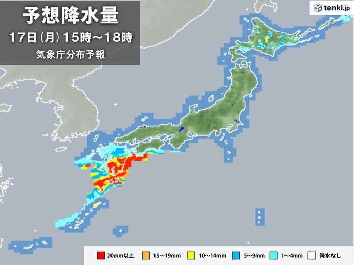 明日17日も北日本で天気急変の恐れ　西から天気が下り坂