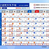 今週後半は本州も梅雨入りへ　雨でも30℃超えなど蒸し暑く　朝晩も熱中症対策を