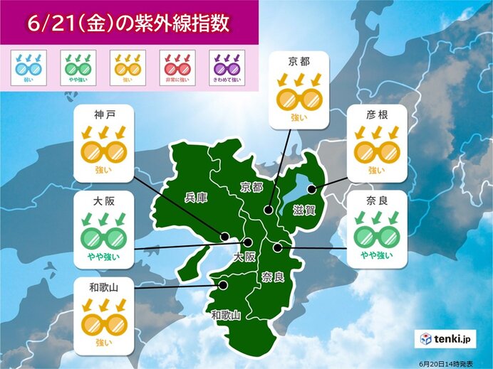 天気回復後の紫外線に注意