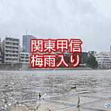 関東甲信は梅雨入り早々「非常に激しい」雨　日曜・月曜はまた雨・風強まるおそれ