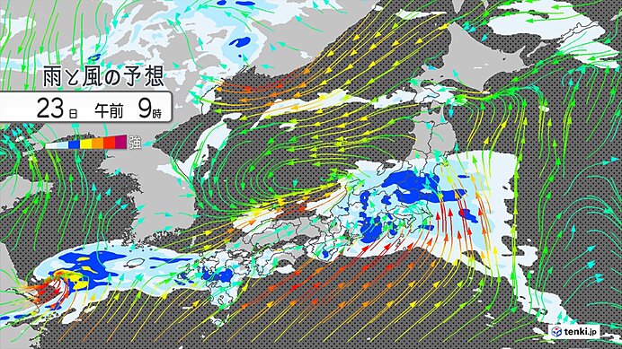 週明けにかけて広範囲で大雨警戒