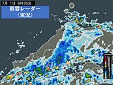 中国地方　山口県や広島県で土砂災害の危険度高い　明日2日にかけて断続的に激しい雨