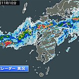 九州北部　1日夕方にかけて局地的に滝のような雨　土砂災害などに厳重警戒を