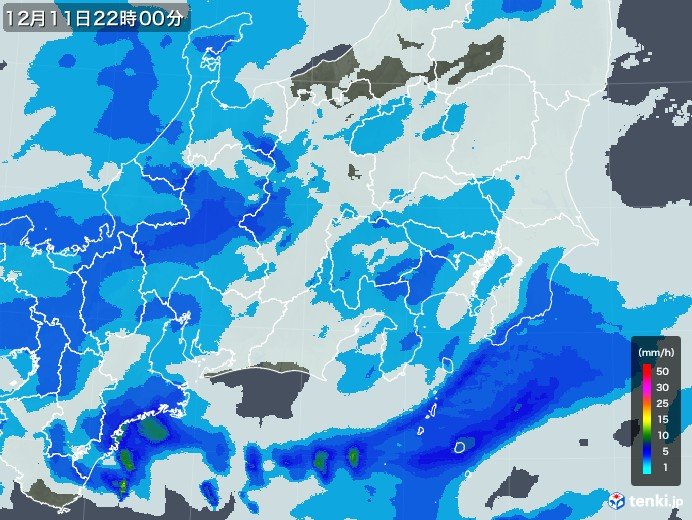 山梨の標高の高い所　雪降り始める_画像