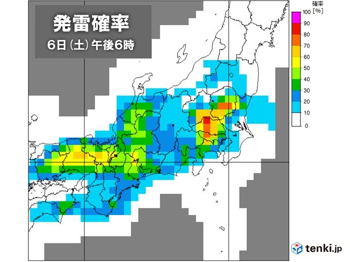 週末は暑さだけでなくゲリラ雷雨にも注意