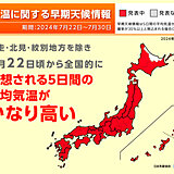 今週は猛暑日が復活　夏休みのスタートは厳しい暑さ　来週はさらに高温・危険な暑さも