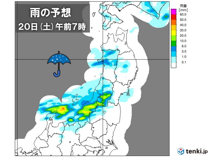 北陸、東北　梅雨空続く