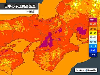 近畿は猛暑日続出　一年で最も熱中症リスクが高い時期　夏休み始まる週末も厳暑に警戒