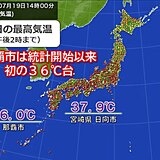 東日本・西日本・沖縄で猛烈な暑さ　那覇市では統計開始以来初の36℃台　夜も暑い