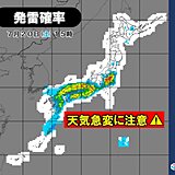 東京都心　昼前に35℃以上の猛暑日を観測　午後は関東甲信を中心にゲリラ雷雨に注意