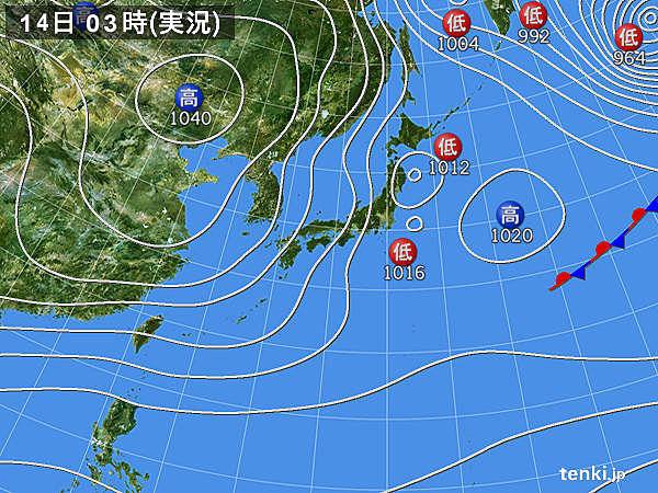 14日　冬型強まる　ふたご座流星群見ごろ