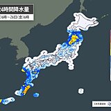 25日　関東～九州はゲリラ豪雨と厳暑　東北は大雨に警戒　沖縄は台風の影響が続く