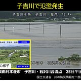 秋田県由利本荘市を流れる子吉川【堤防決壊】による氾濫発生　命を守る行動を