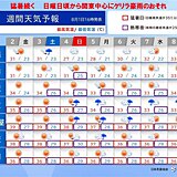 明日は40℃近く　その後も猛暑続く　日曜頃から関東中心にゲリラ豪雨のおそれ