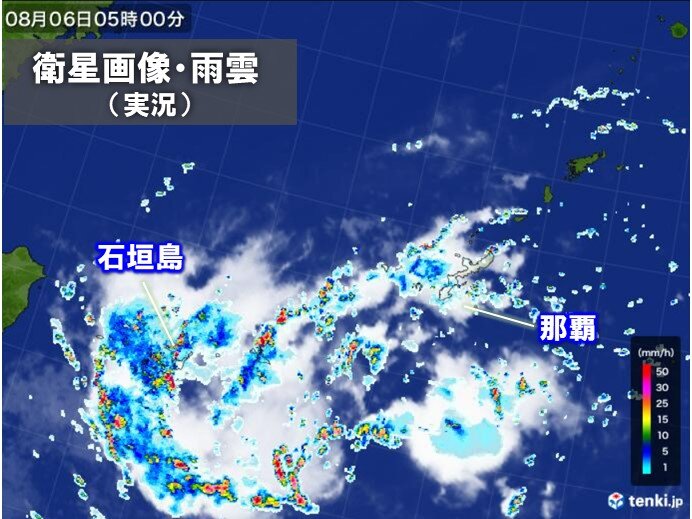 沖縄　先島諸島を中心に大雨