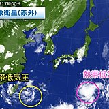 二つの熱帯低気圧の動向は?　お盆休みにかけてゲリラ豪雨と猛烈な暑さに要注意