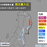 台風5号　8年前の台風10号を上回る災害級大雨の恐れ　三連休に東北直撃か