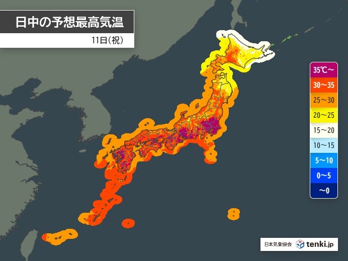 関東から西　危険な暑さ