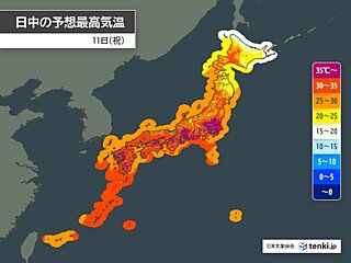 午後は40℃に迫る暑さ　熊谷39℃予想　東京や名古屋は既に猛暑日　熱中症厳重警戒