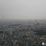 都会の朝　東京　茶褐色の空気の層