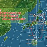 北海道　台風5号から変わった低気圧により道南方面中心に雨続く