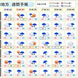 東海　台風10号は週明けに強い勢力で西～東日本直撃か　早めに大雨や暴風への備えを