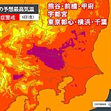 関東甲信　明日6日と7日は猛暑日地点続出　8日～10日は秋雨前線南下で雨脚強まる