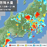 関東　帰宅時間帯もゲリラ雷雨に注意　局地的に非常に激しい雨