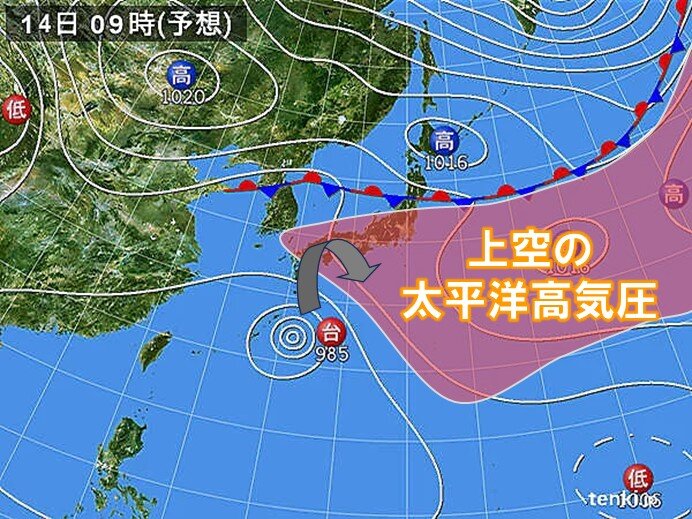 14日(土)　3連休の中では1番のお出かけ日和　熱中症には注意