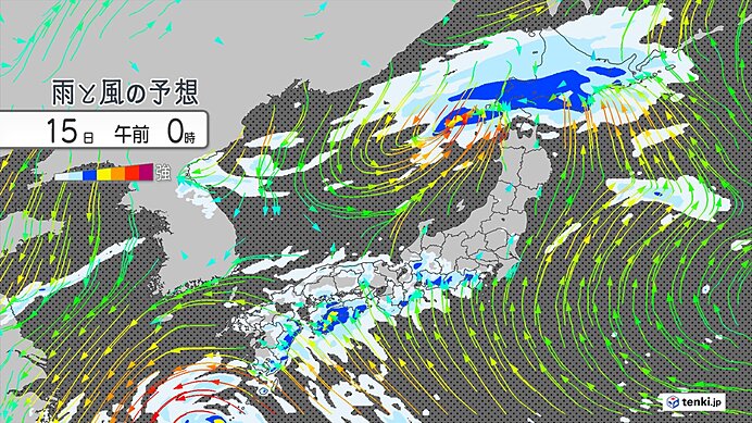 奄美地方を中心に大荒れ