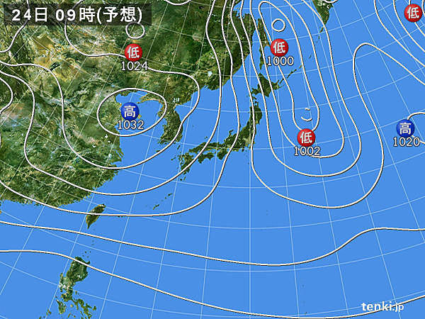 あさって以降の天気