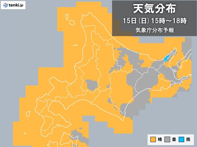 天気の回復は早い　明日日中は晴れる所も