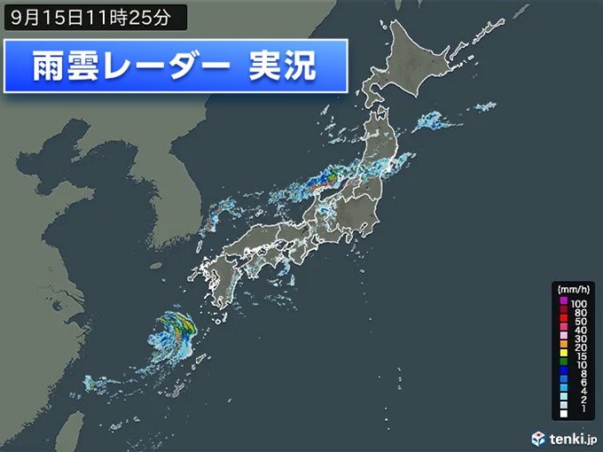 午後は関東で滝のような雨も