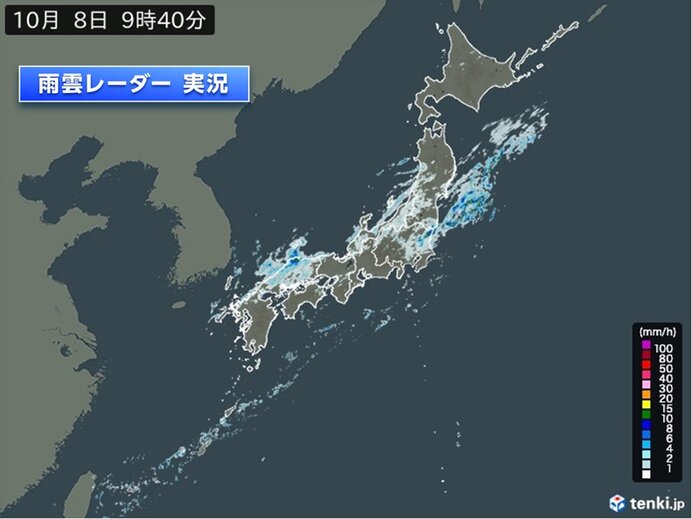 九州～東北の所々に雨雲　日中も断続的に雨　帰宅時間帯は東海や関東で本降り