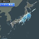 今朝は関東と東海で本降り　沿岸部は雨・風強く　ピークは昼頃まで　足元に注意