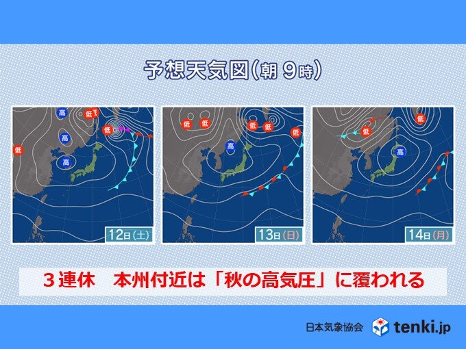 3連休の注意点①　急な雨