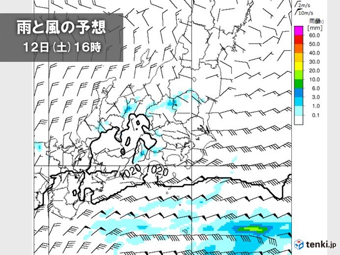 今日12日(土)　関東甲信　山や川のレジャーは急な雨に注意