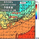 季節が急に進む　次の週末に寒気が南下　北海道で雪　本州も夏日一転、気温急降下